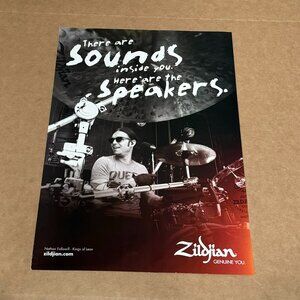 Nathan Followill of Kings of Leon - Zildjian - 2011 Print Advertisement
